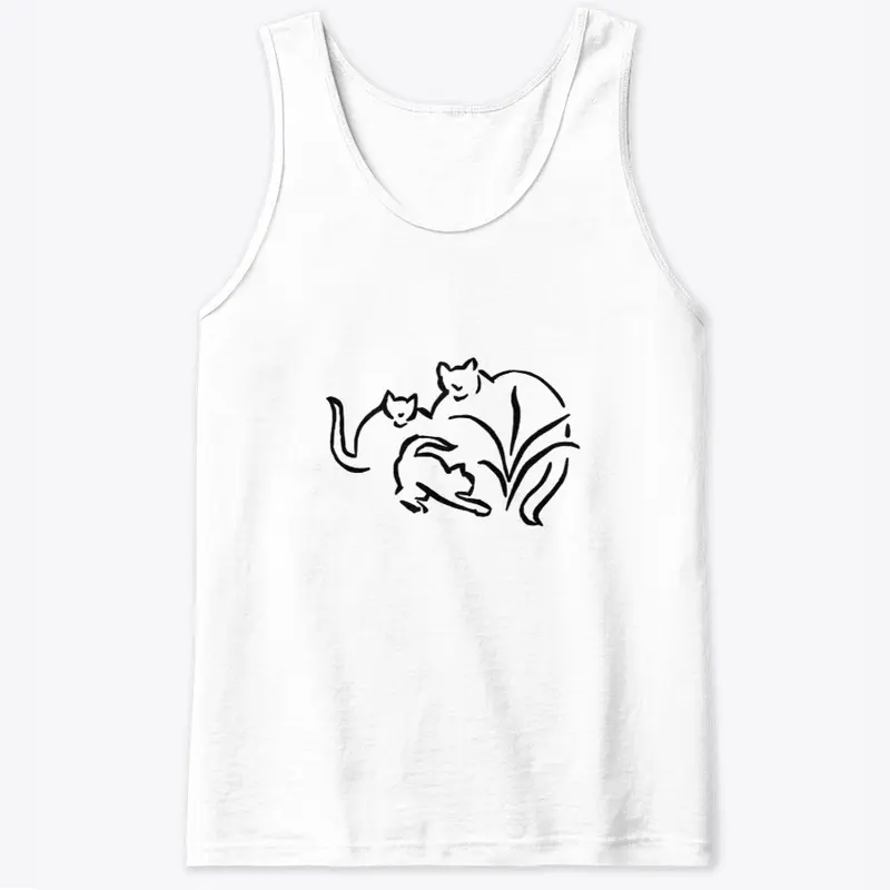 TCGR Logo Tank Top (White, Grey, Yellow)