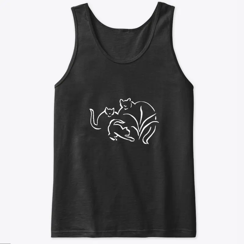 TCGR Logo Tank Top (Black, Red)